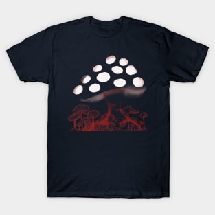 Mushrooms red T-Shirt